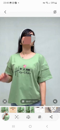 تیشرت قواره دار پروانه