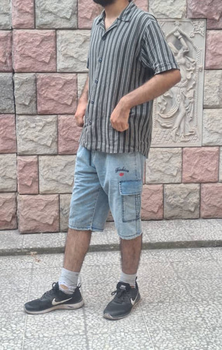 شلوارک جین کاغذی