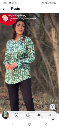 شومیز ساتن ابریشم