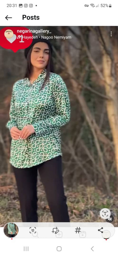 شومیز ساتن ابریشم