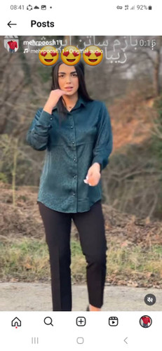 شومیز ژاکارد توپی