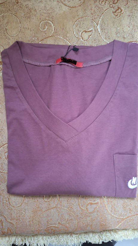 تیشرت زنانه نخ پنبه سوپر یقه هفت با گلدوزی NIKE |فری سایز(از سایز 38 تا 44) |راحت ، باکیفیت و متفاوت